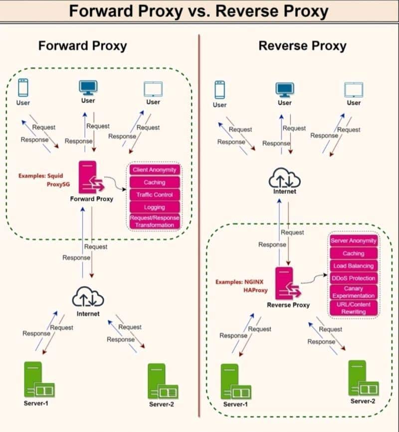 Forward Proxy vs. Reverse Proxy