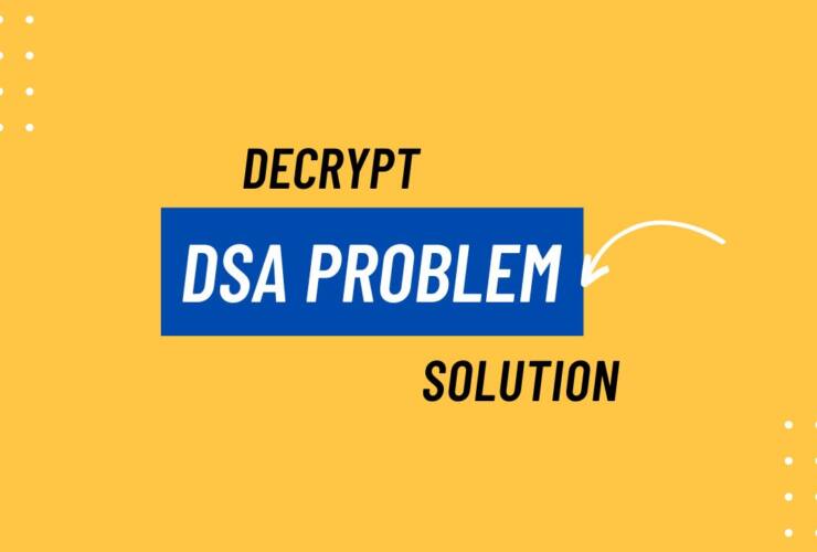 Decrypt DSA Problem Solution