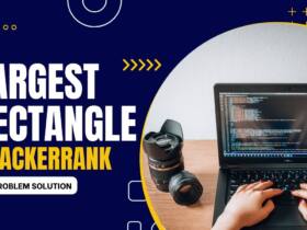 Largest Rectangle HackerRank Solution